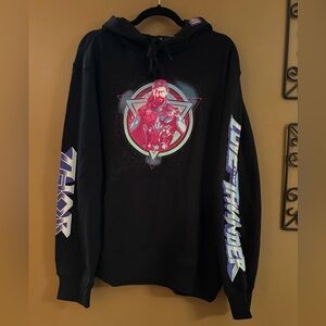 Disney Marvel Thor Love And Thunder Film Hoodie Size 2XL